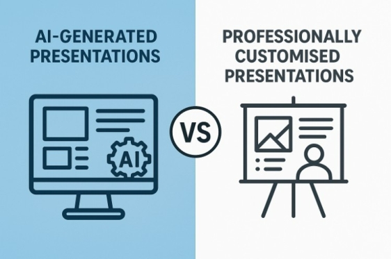 AI-Generated Presentations vs. Professionally Customised Presentations: What Sets Them Apart